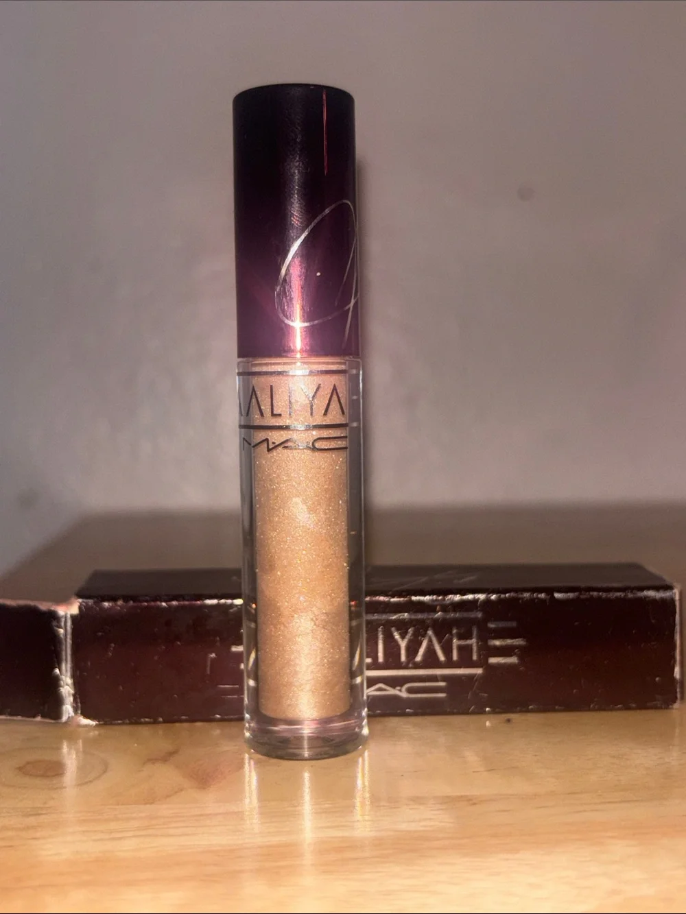 MAC Lip Glass in Shade Brooklyn Born, Discontinued, MAC x Aaliyah Collection
